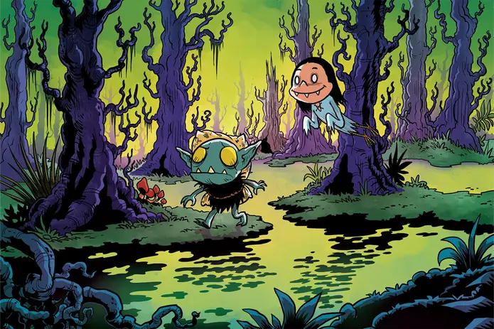 Junkpuff, the Bog, print by Corey Barba