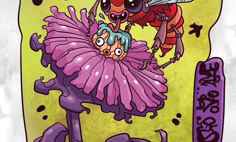 Pollinator series of prints by Corey Barba