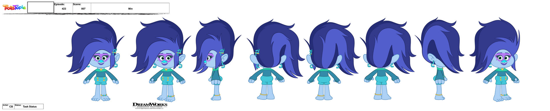 Trolls Min Dreamworks Animation Illustrator Քորի Բարբա