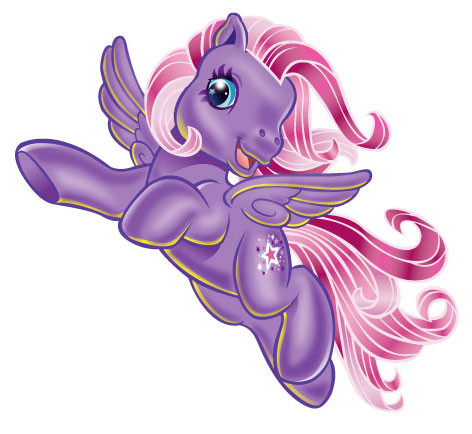 My Little Purple Pony Key Character Art for Online World by Corey Barba