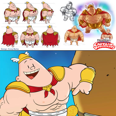 I did artwork for The Epic Tales of Captain Underpants by Corey Barba.