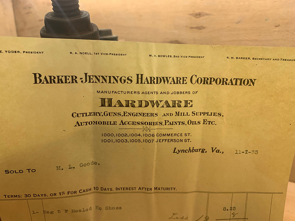 Thumbnail: Barker-Jennings Hardware Corporation Ephemera