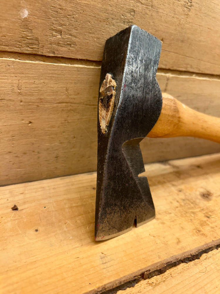 Thumbnail: Petite Barreling Hatchet of unknown make