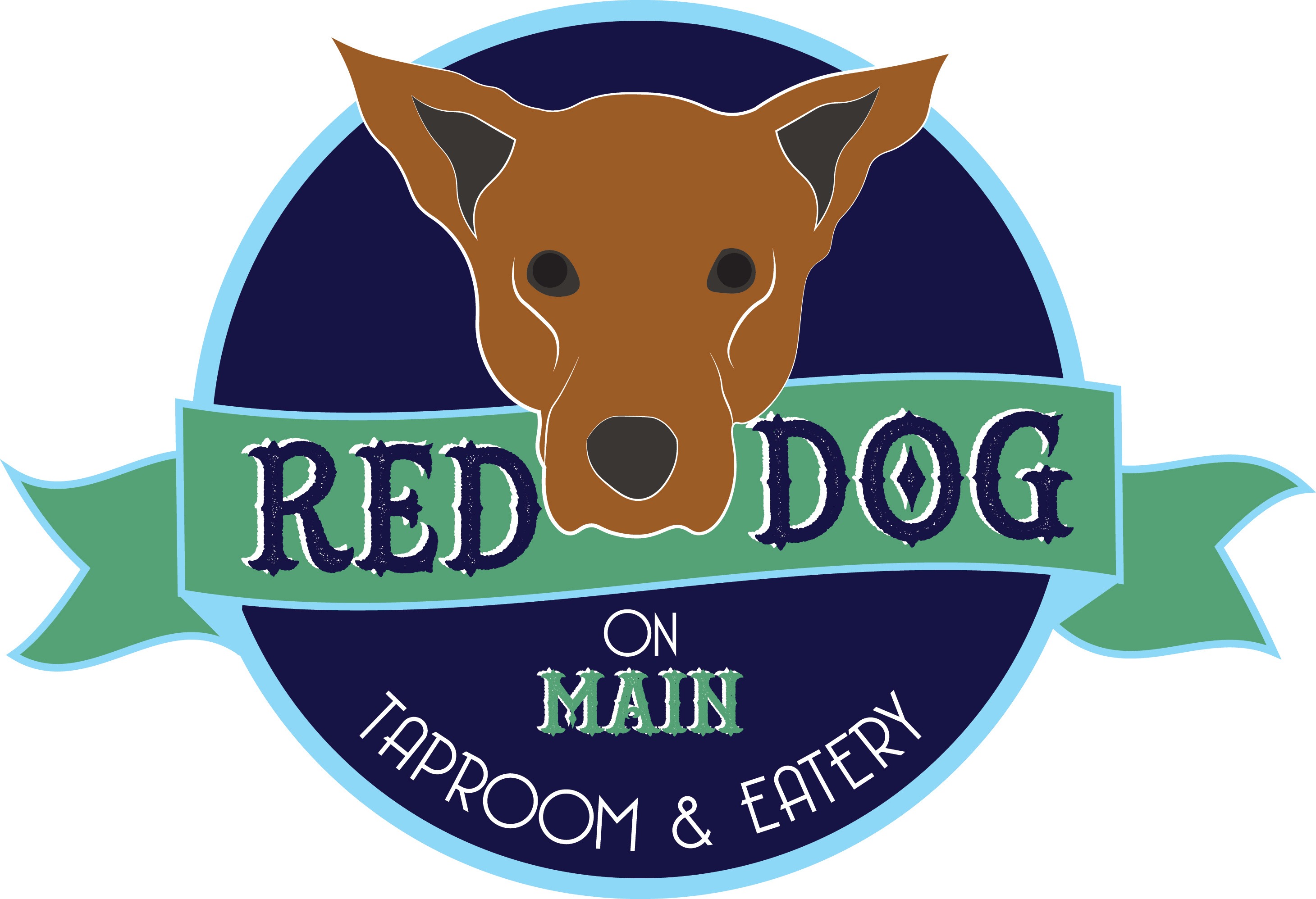 Red Dog on Main Taproom & Eatery logo