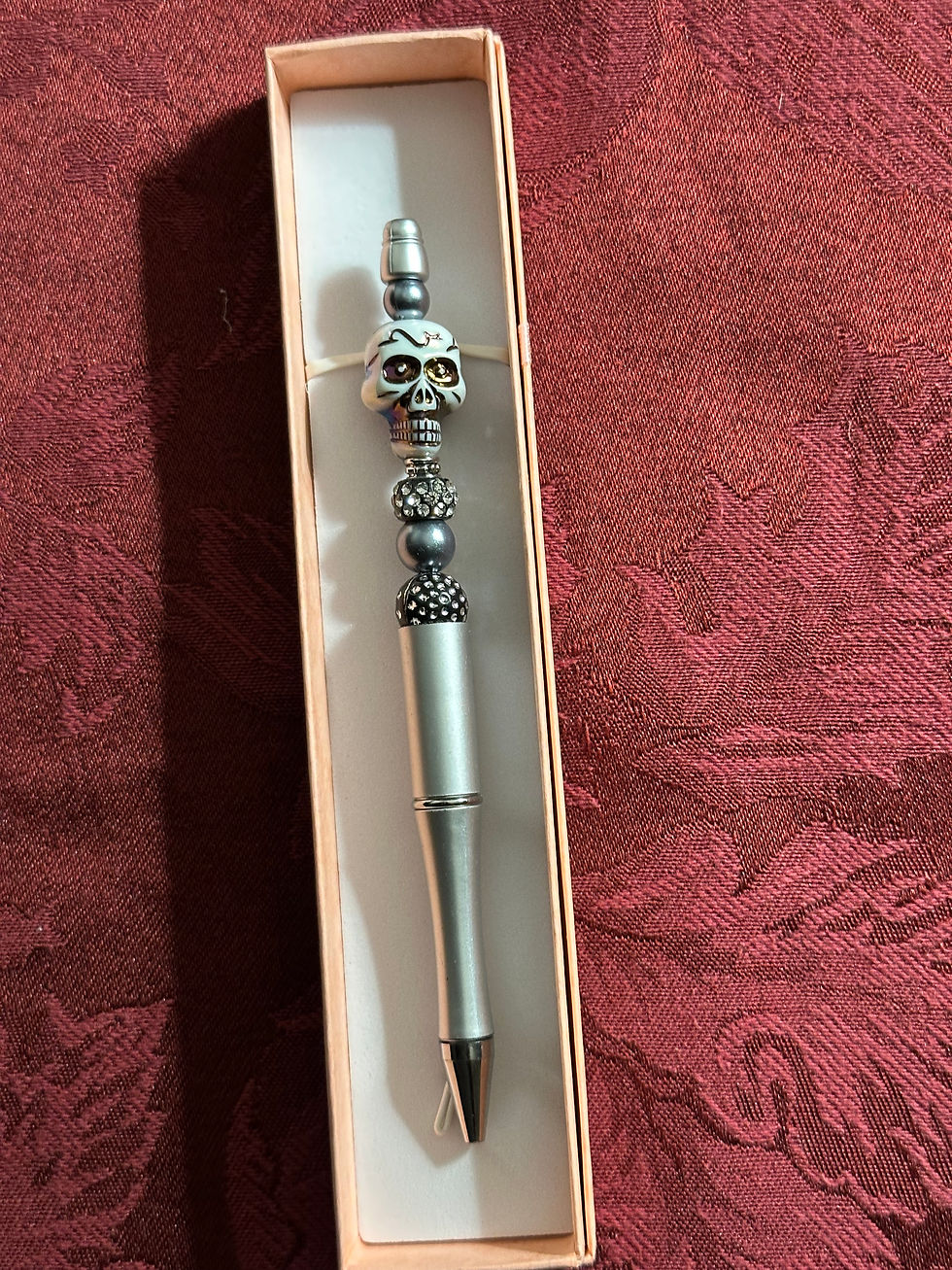 Thumbnail: Silver Beaded Designer Pen