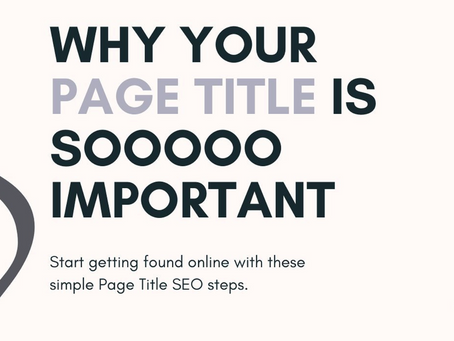 Why Your Page Title Is So Important