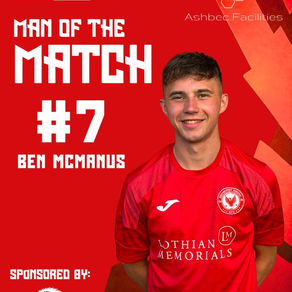 Mens Team Man of the Match - Harthill Royal