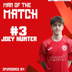 Mens 20s Man of the Match - Edinburgh Community