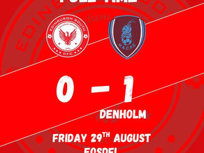 U20s Team Match Report - Haddington Athletic