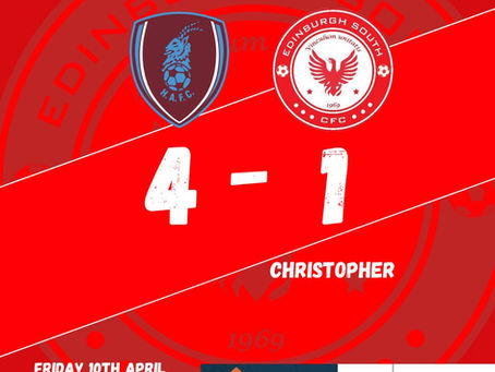 Match Report Mens U20s - Haddington Athletic