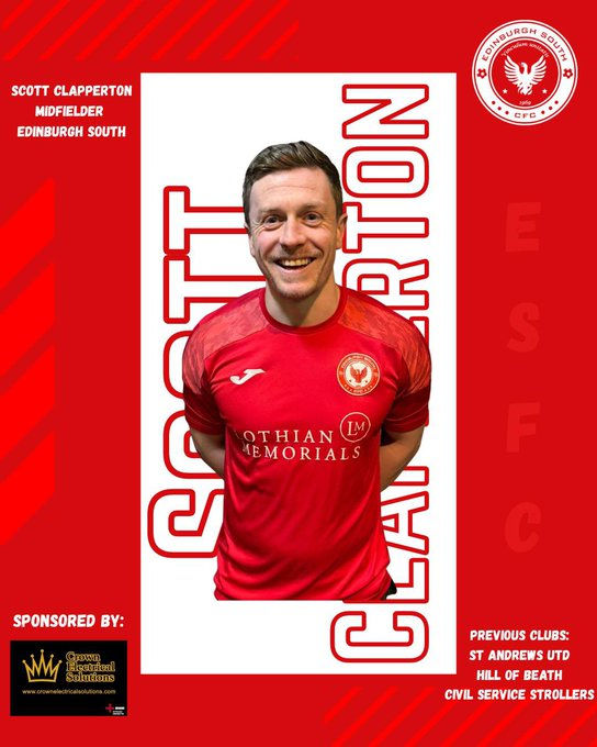 Mens Team New Signing - Scott Clapperton