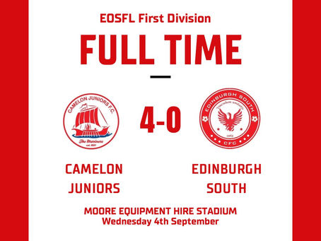 Mens Team Match Report - Camelon Juniors