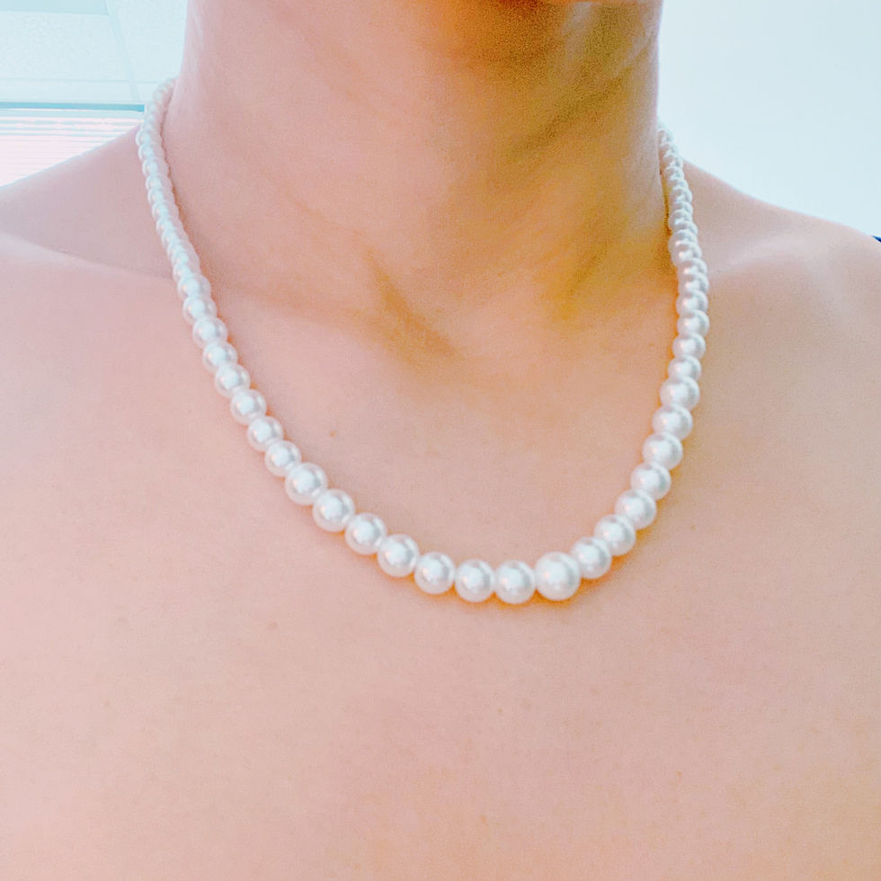Thumbnail: Queen Liz Graduated Pearl Necklace