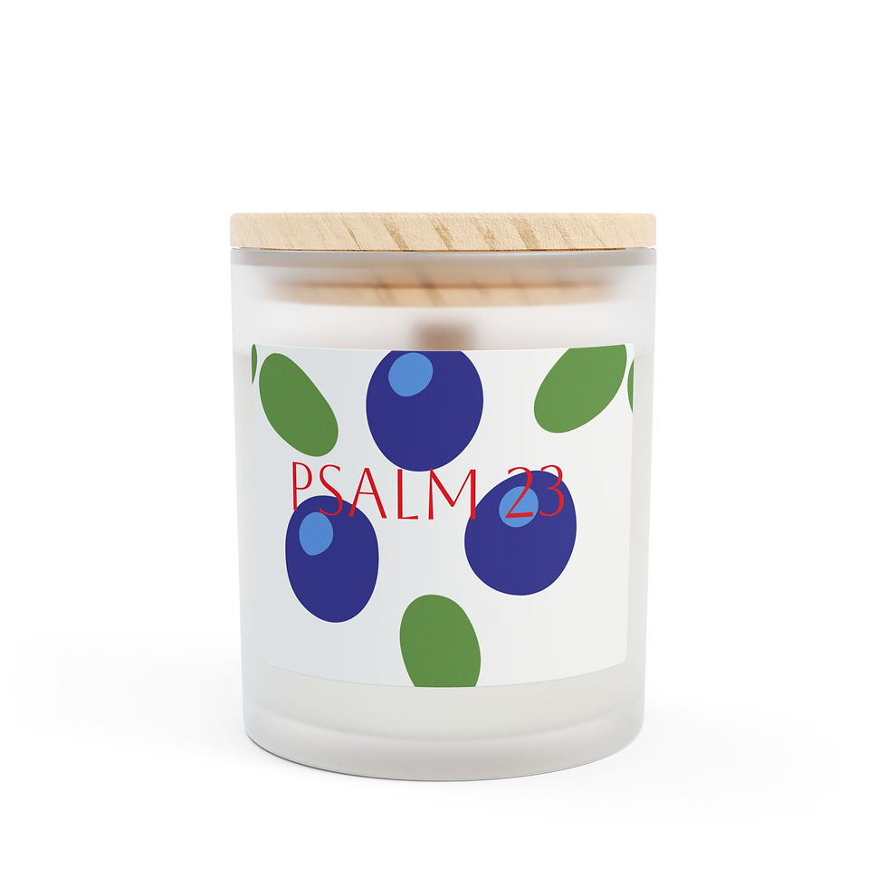 Frosted Glass Candle, 11oz
