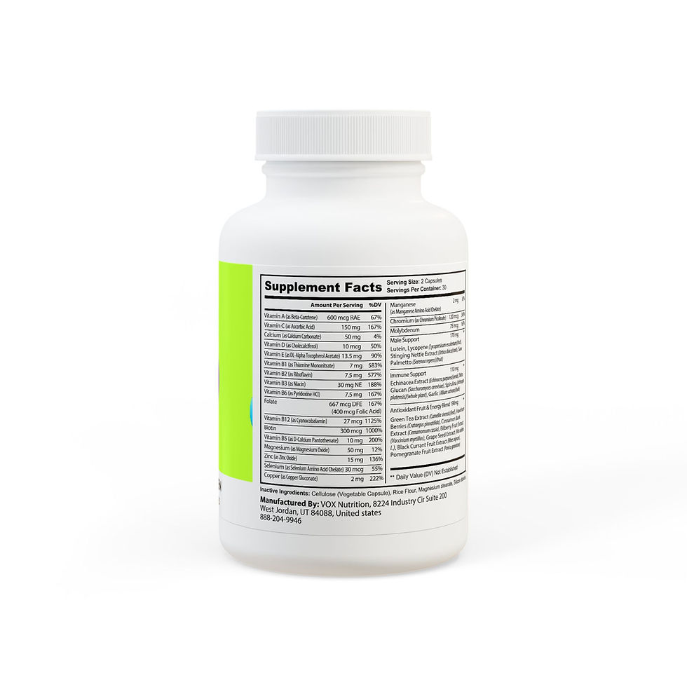 Thumbnail: Multivitamin for Men Supplement (60 Capsules)