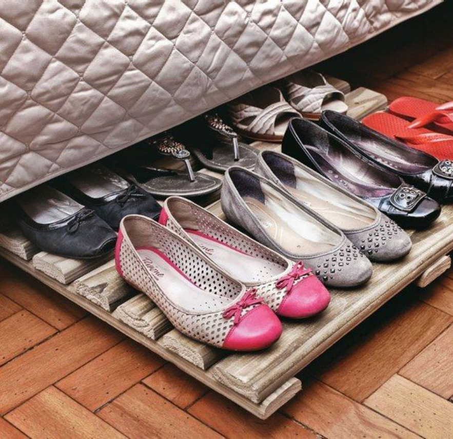 Organização de sapatos