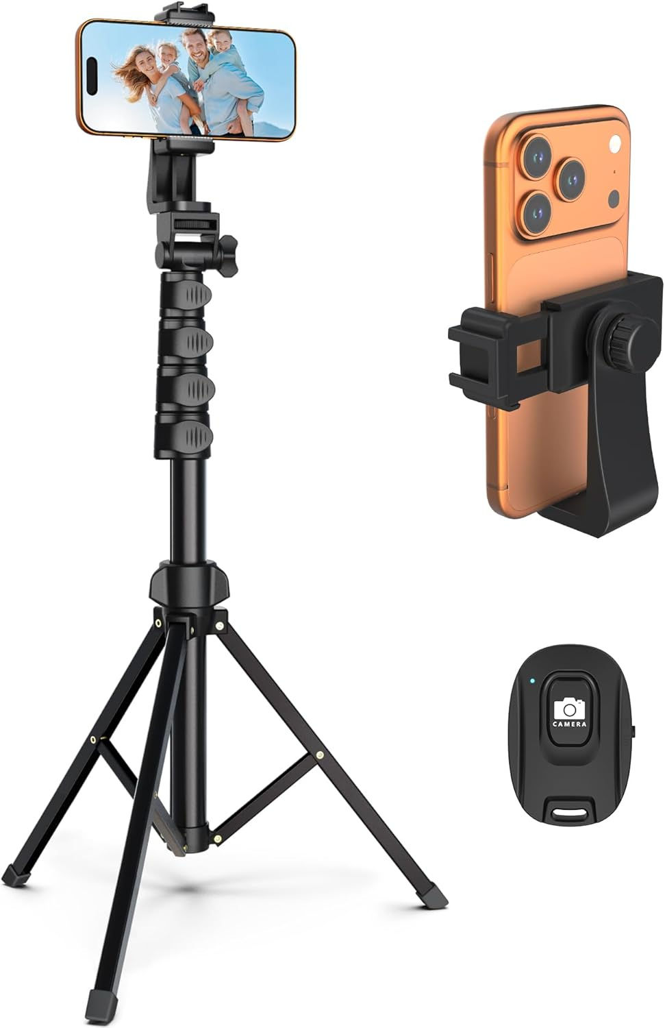 Selfie stick and tripod