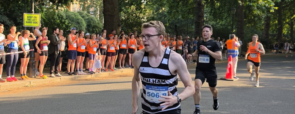 Fulham runner at the Battersea Relays