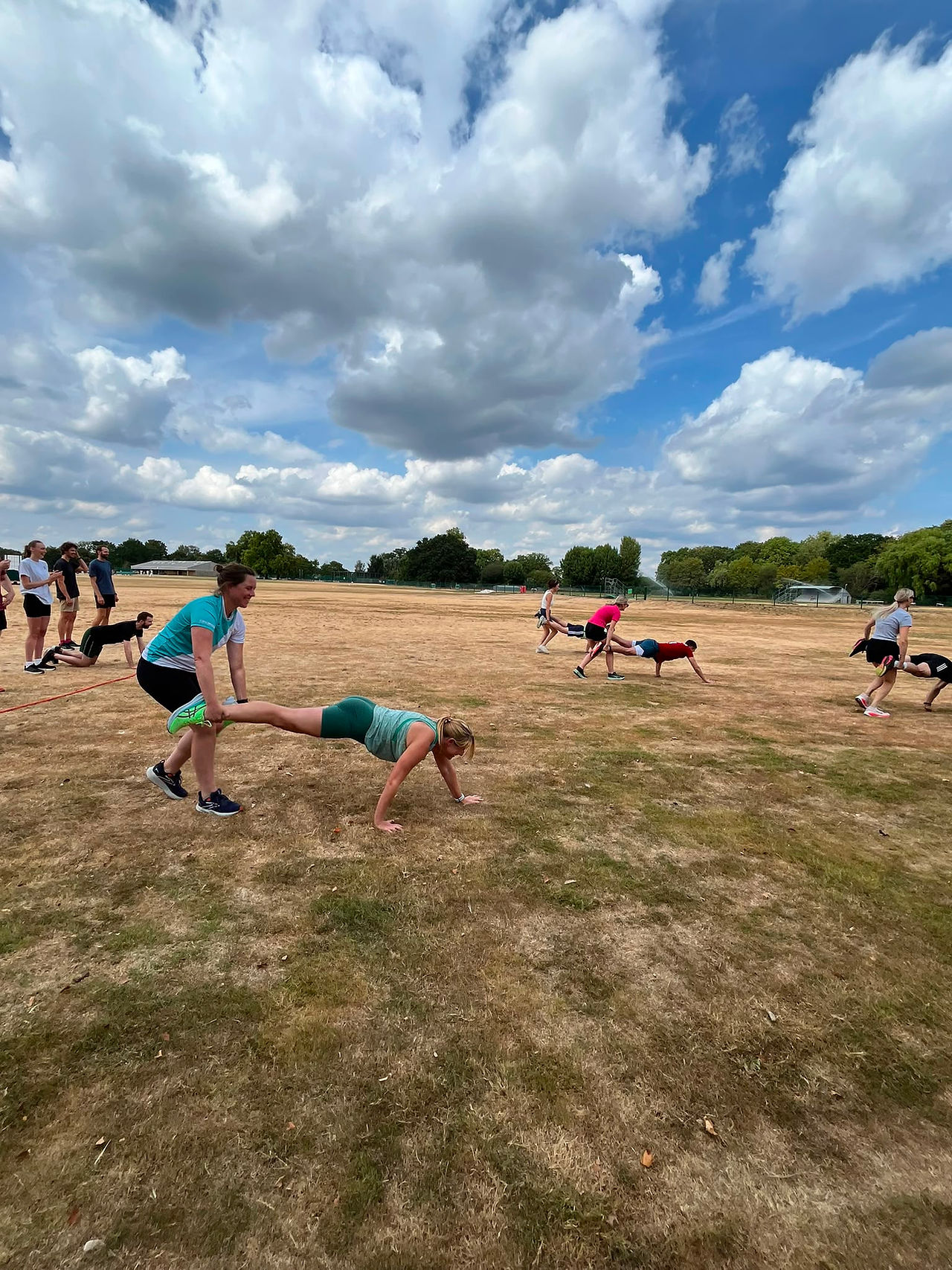 More wheelbarrow racing