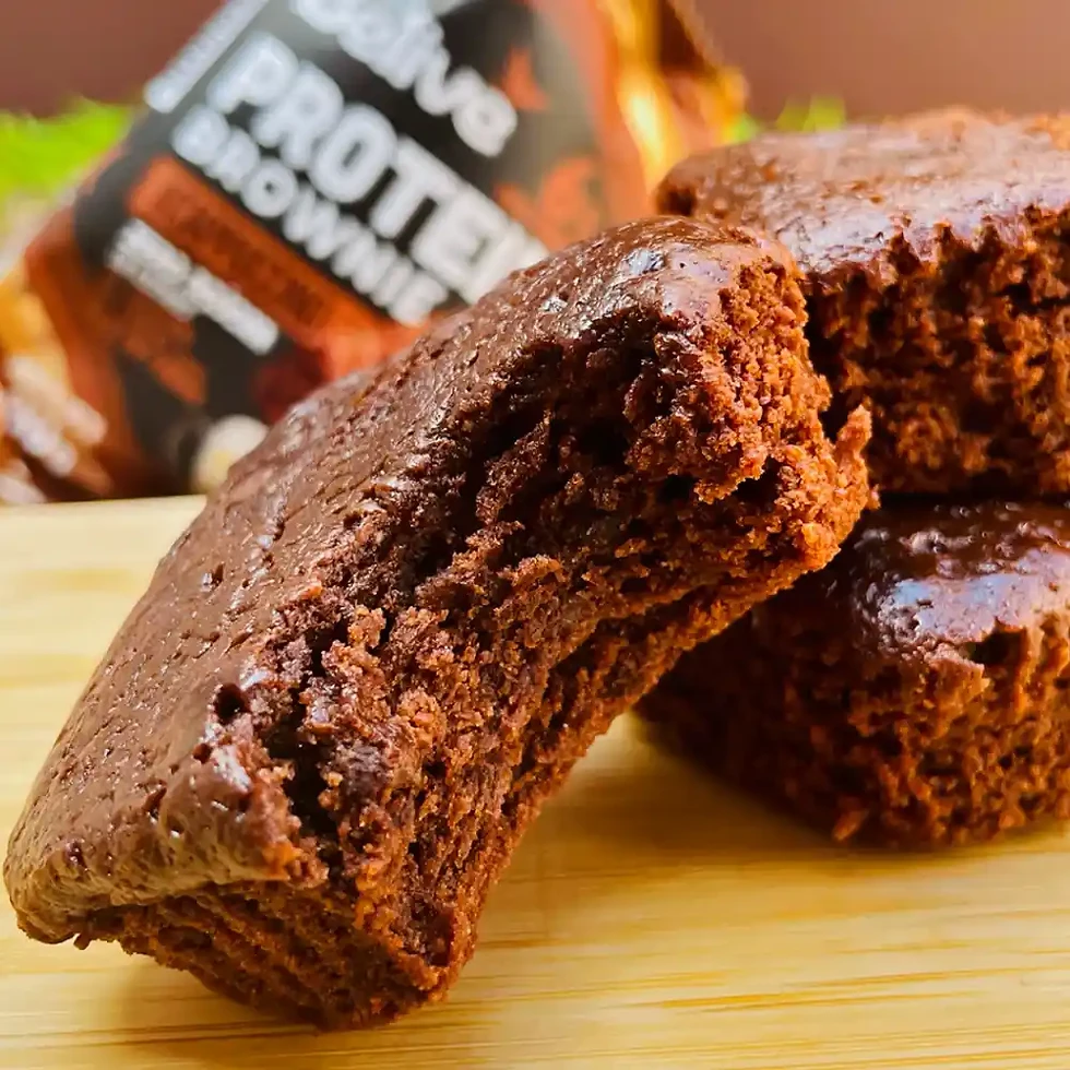 Miniatura: Brownie Proteico Sem Açúcar, Sem Glúten, Sem Lactose