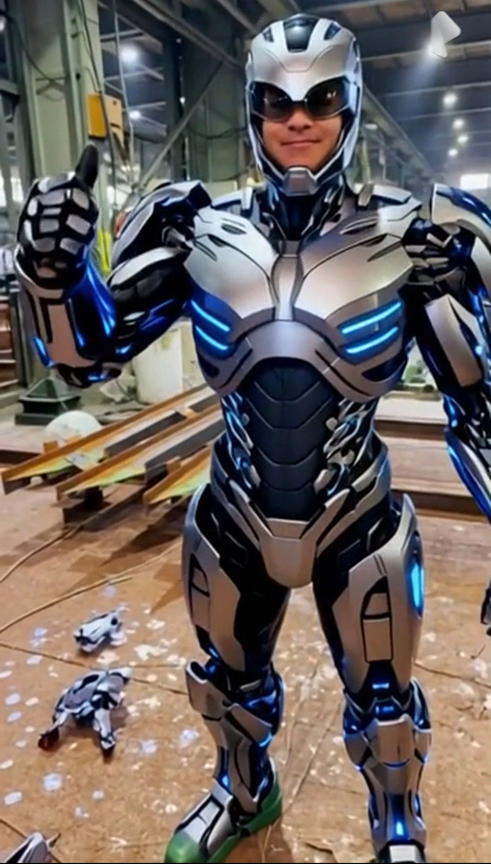 錆止め塗装からのサイバースーツ！