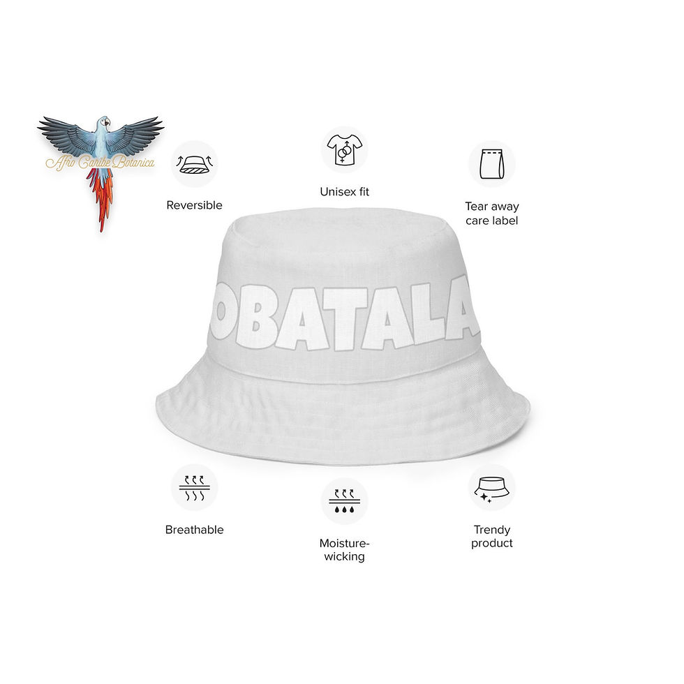 Miniatura: Obatala Reversible Bucket Hat Size Chart