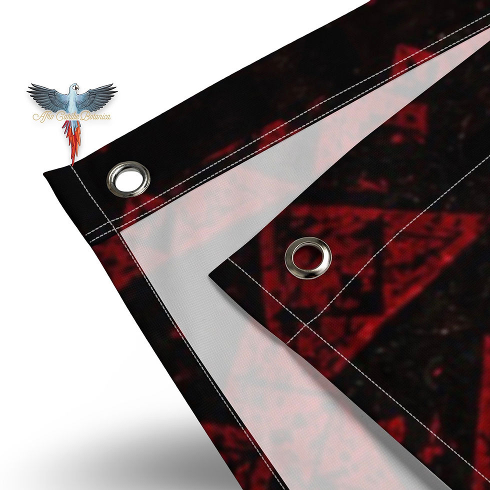 Thumbnail: Eshu - Elegua Flag Zoom View