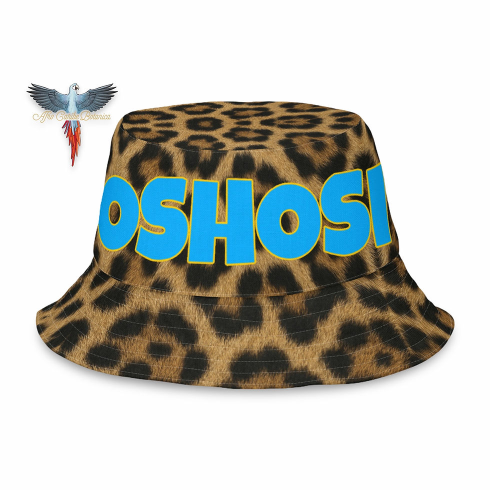 Miniature : Oshosi Reversible Bucket Hat Leopard Front Side