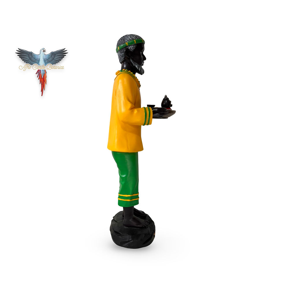 Miniature : Orisha Orula Figurine Right Side View