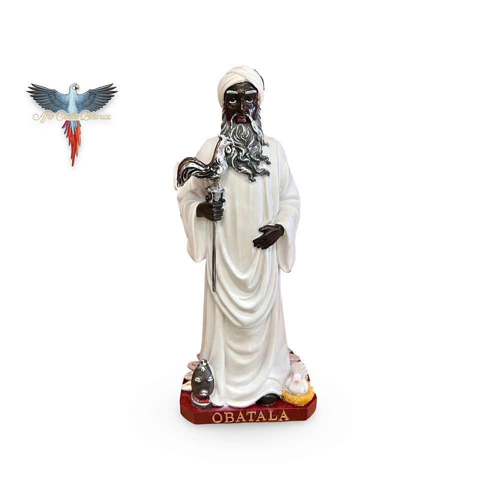 Miniatura: Orisha Obatala Figurine Front View