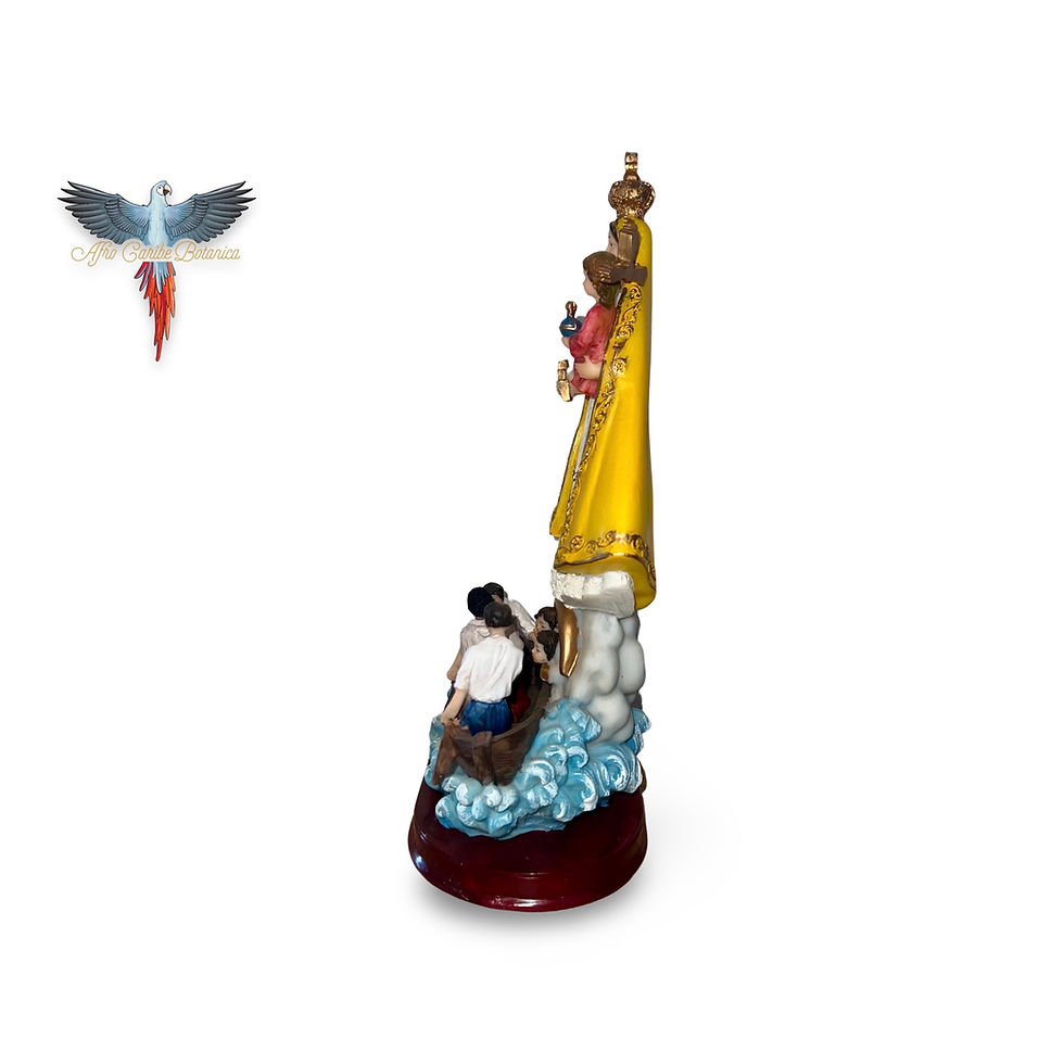Miniature : Our Lady Of Charity Figurine Left Side View