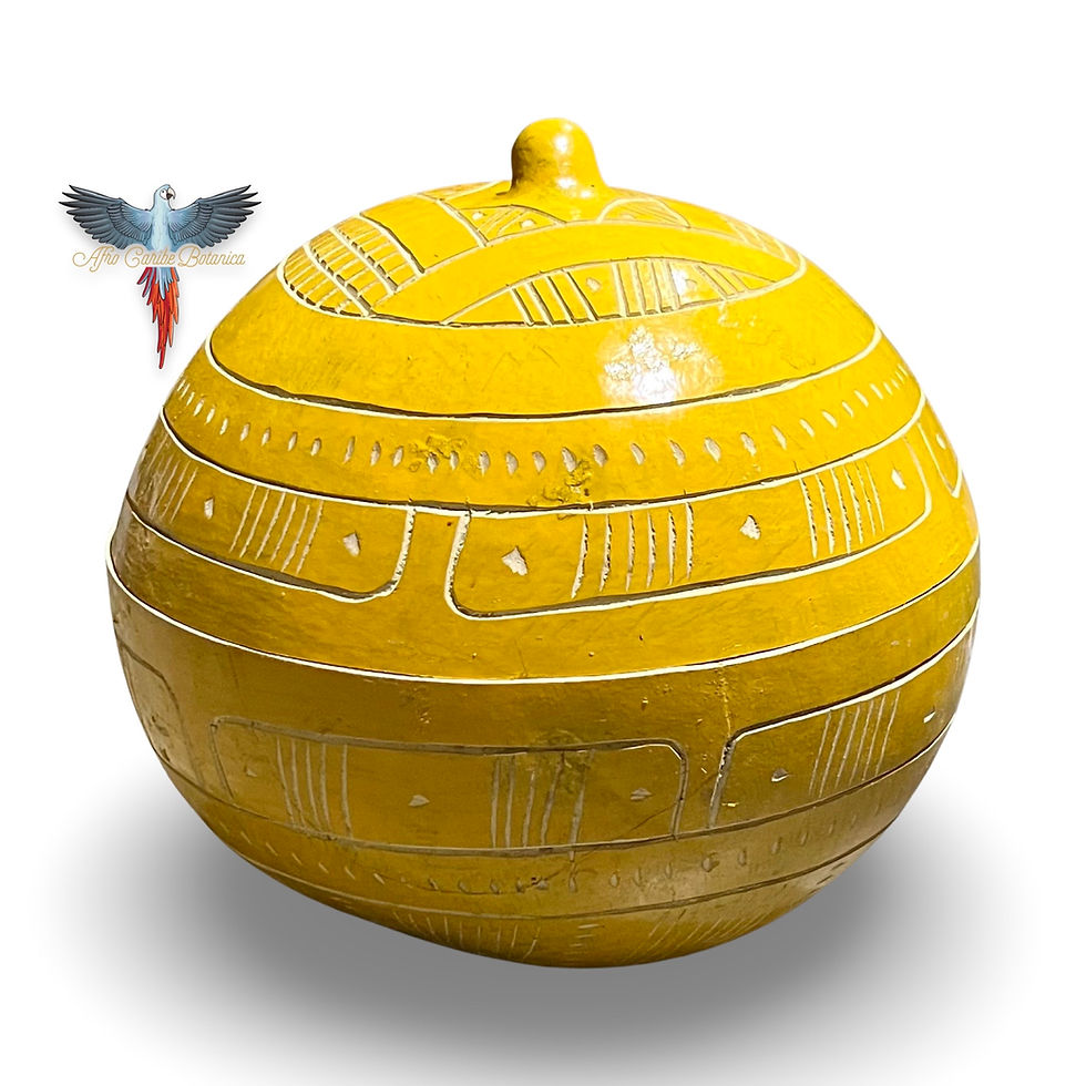 Thumbnail: Colored Calabash- Yellow