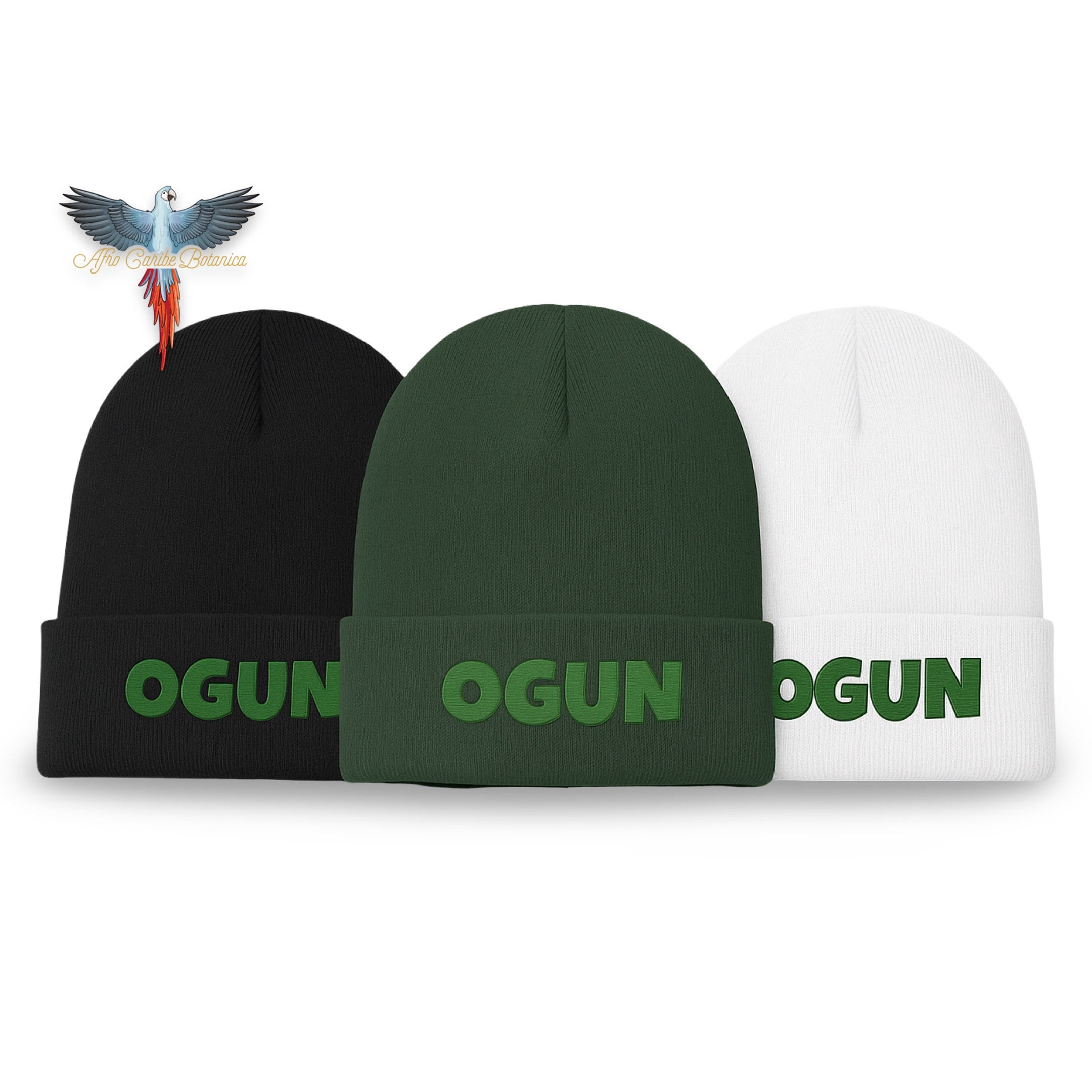 Ogun Embroidered Beanie