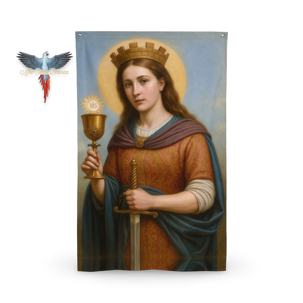 Miniatura: St. Barbara - Shango Flag