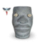 Elegua-Eshu Man Face Head