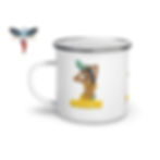 Oshun Iyawo Enamel Mug Right Side
