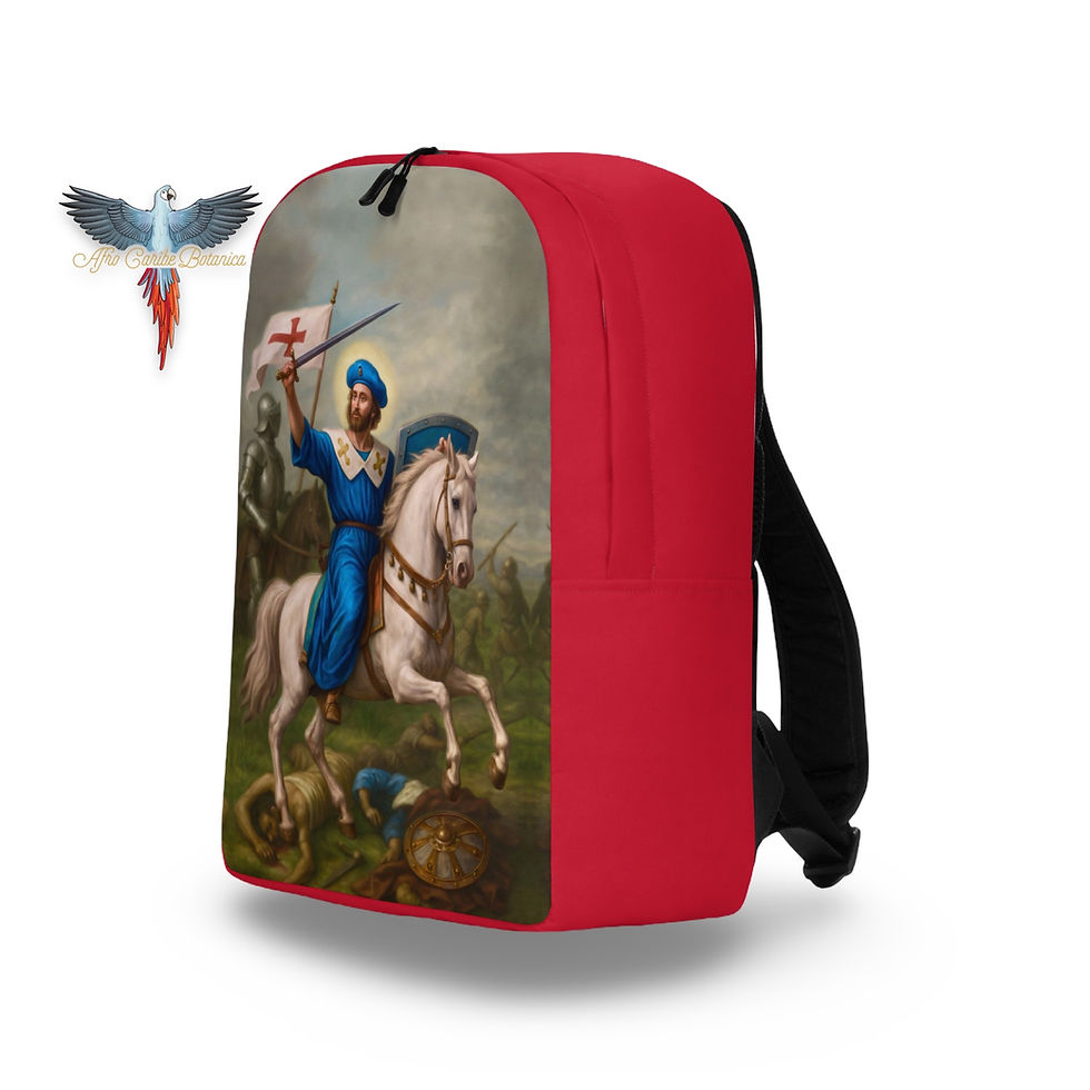 Miniature : St. Jacques Majeur - Ogou Balendjo - Ogou Badagri Minimalist Backpack Left Side