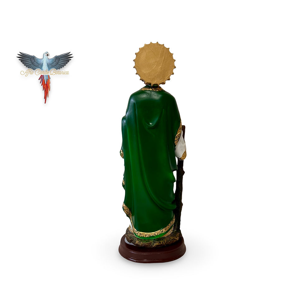 Miniature : St. Jude Figurine Back View