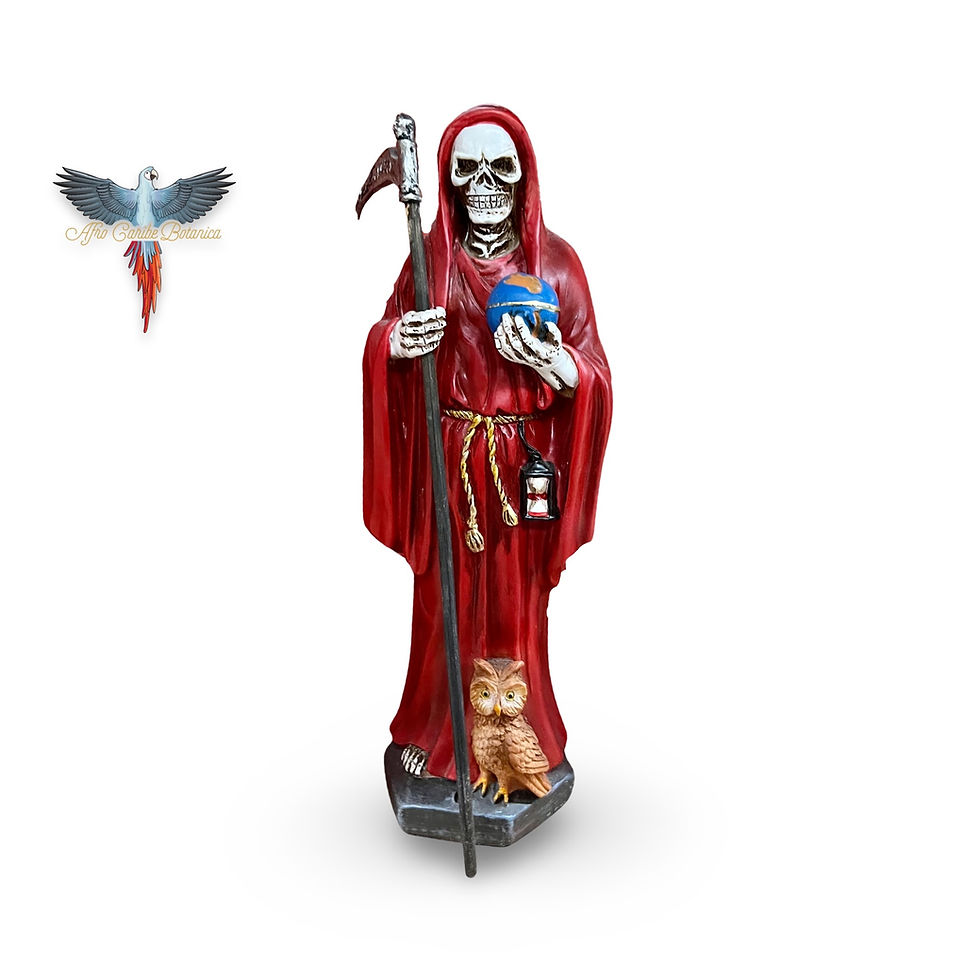 Thumbnail: Red Holy Death Figurine Front View