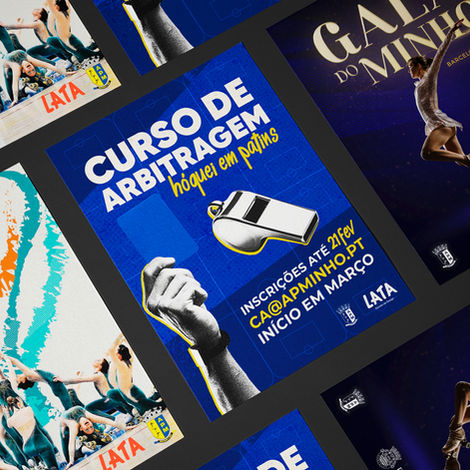 Associação de Patinagem do Minho - Realização de Posters e publicações Digitais para eventos.