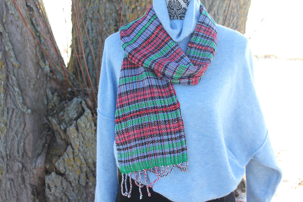 Thumbnail: Nora Scarf | Green-Red