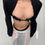 Thumbnail: Black Bolero And Bra    Size S    Cup A or B