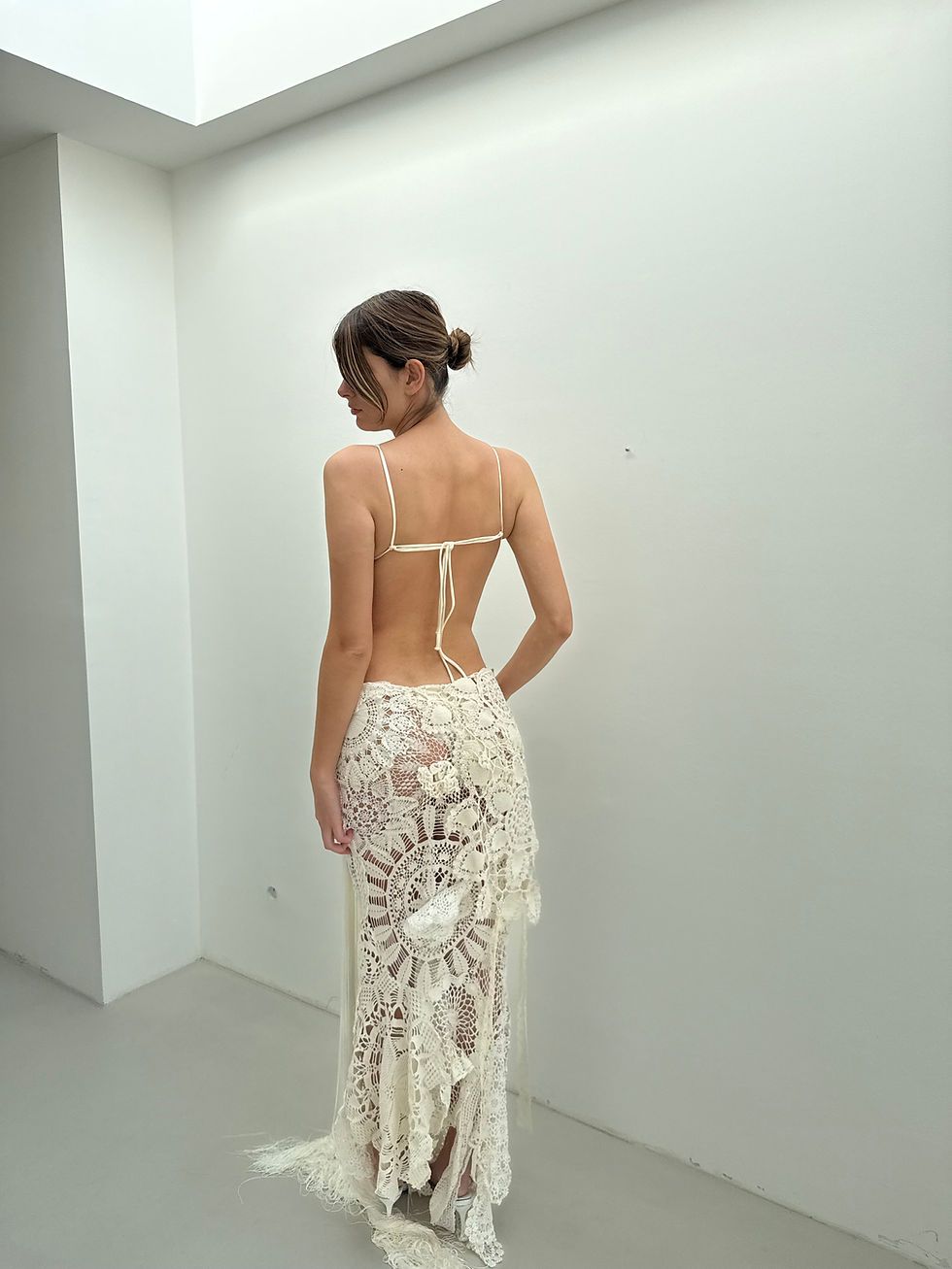 Thumbnail: ONLY ONE - Beige Gelin Dress - S