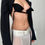 Thumbnail: Black Bolero And Bra    Size S    Cup A or B
