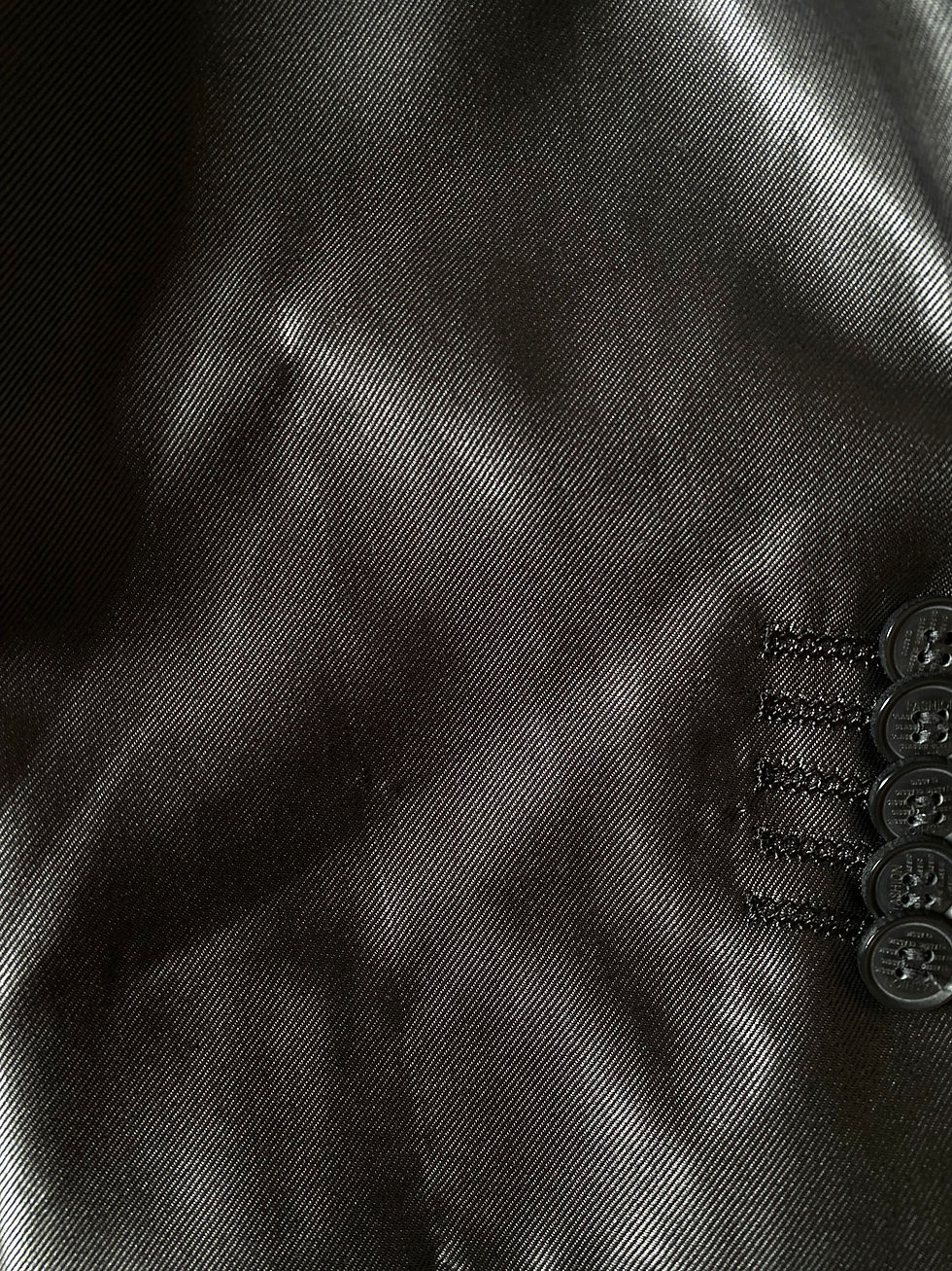 Thumbnail: Anthracite Blazer Top and Pants Set   Size  S