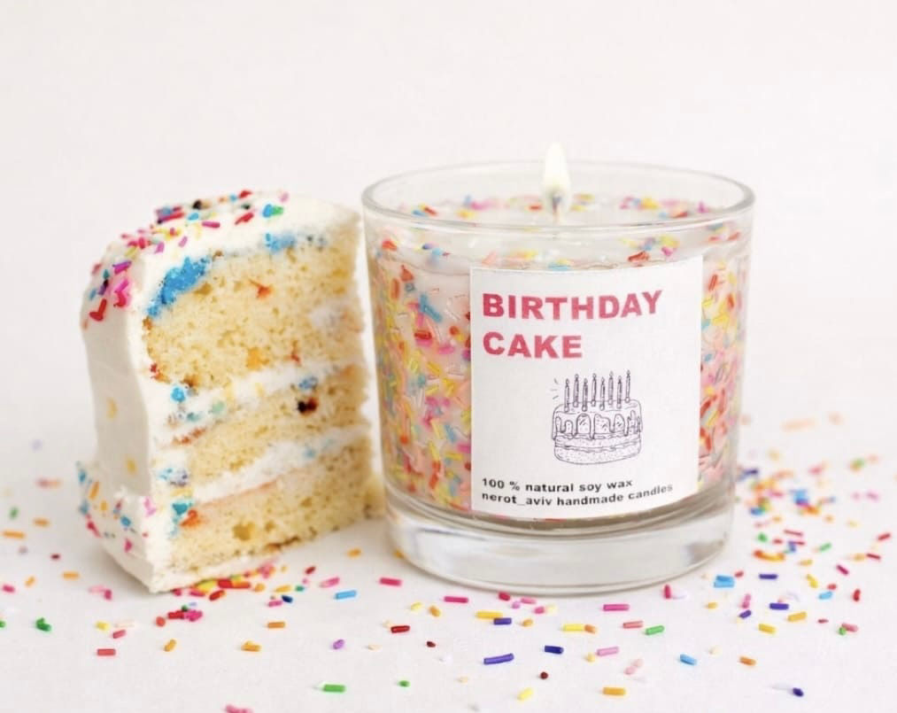Birthday cake candle