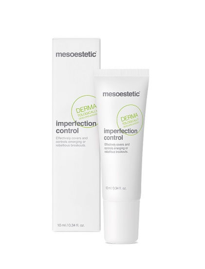 Imperfection Imperfect control mesoestetic meso tratamento poderoso forte acne erupçoes