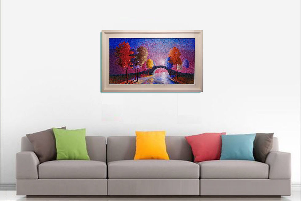 Thumbnail: textured paintings