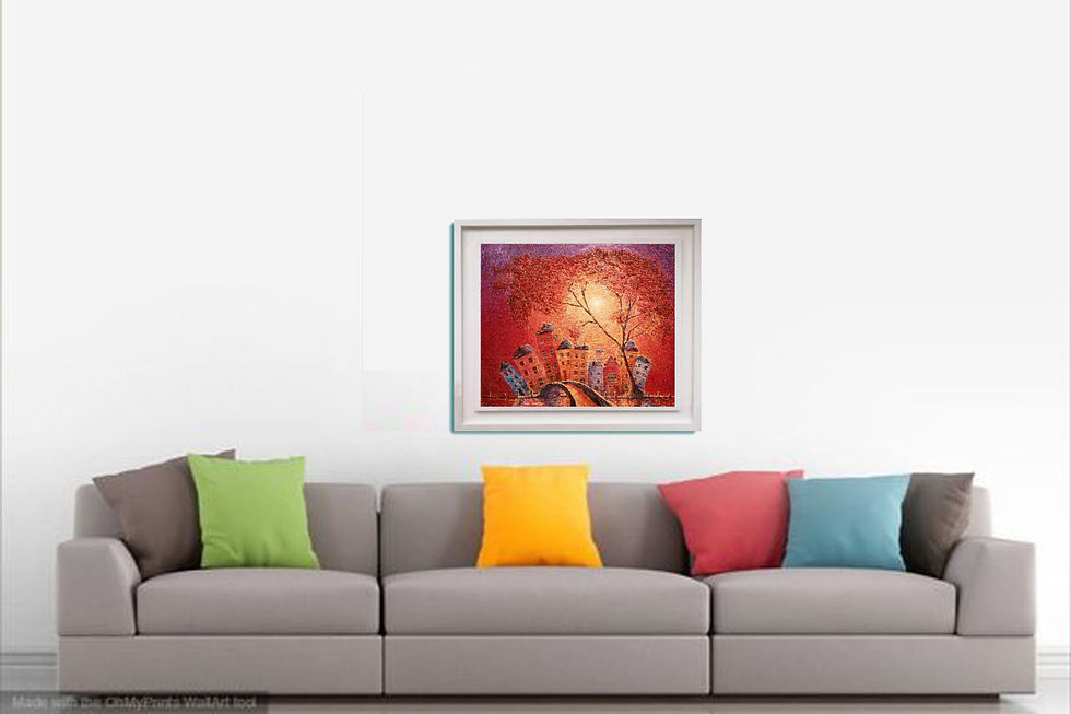 サムネイル： palette knife painting