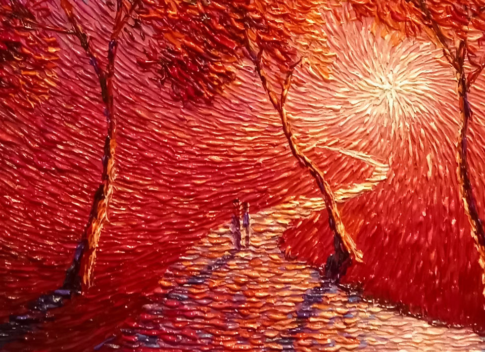 縮圖：atmospheric abstract tree painting
